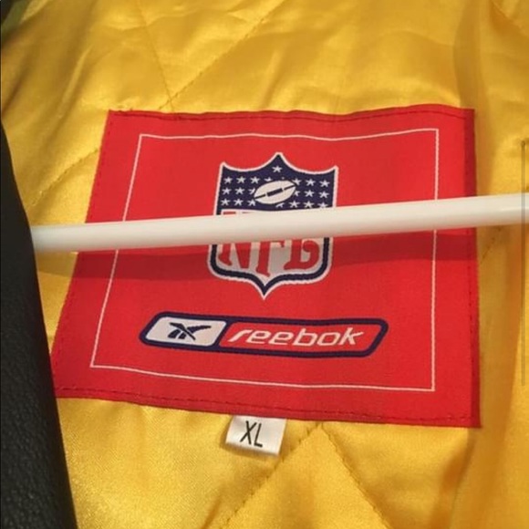 Vintage NFL Pittsburgh Steelers Leather Coat - Picture 3 of 5